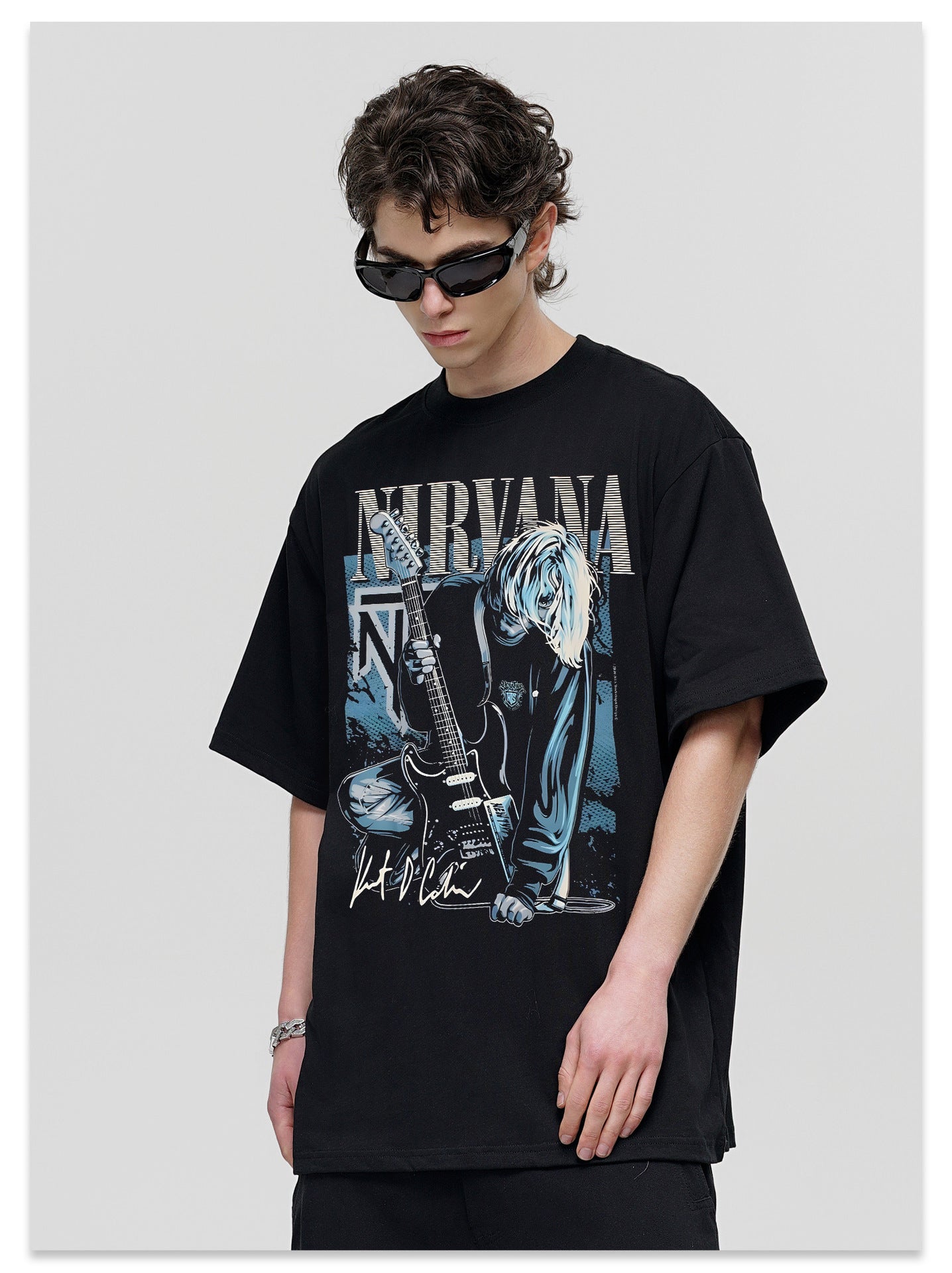 Nirvana Retro Drawing T-Shirt