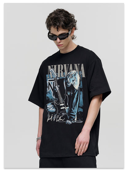 Nirvana Retro Drawing T-Shirt