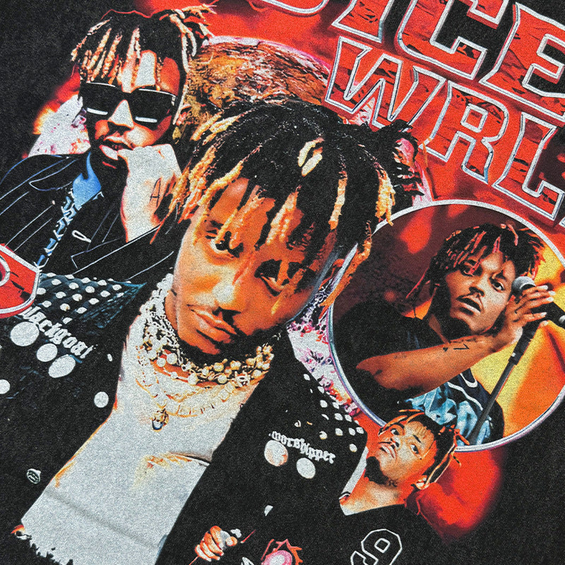 JUICE WRLD 999 Red Montage Hoodie