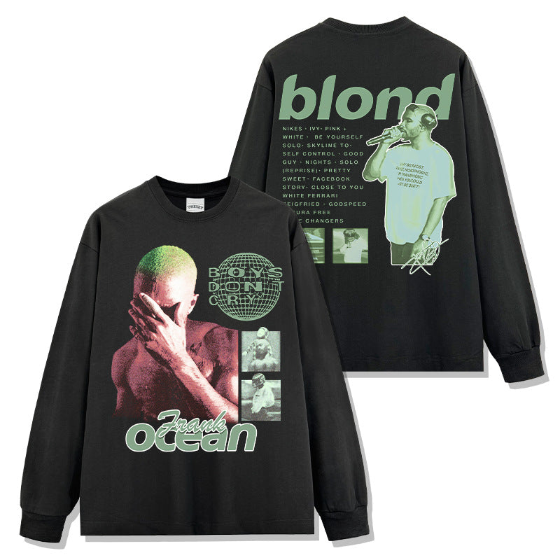 Frank Ocean Blond Album Green Montage Sweatshirt