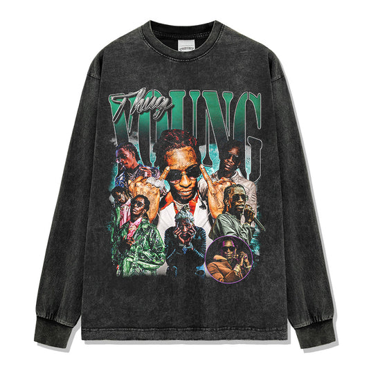 Young Thug Green Montage Sweatshirt