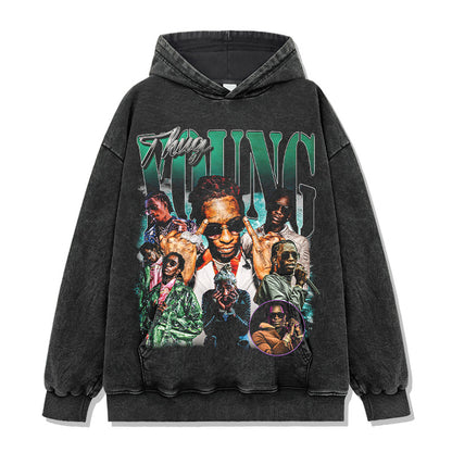 Young Thug Green Montage Hoodie