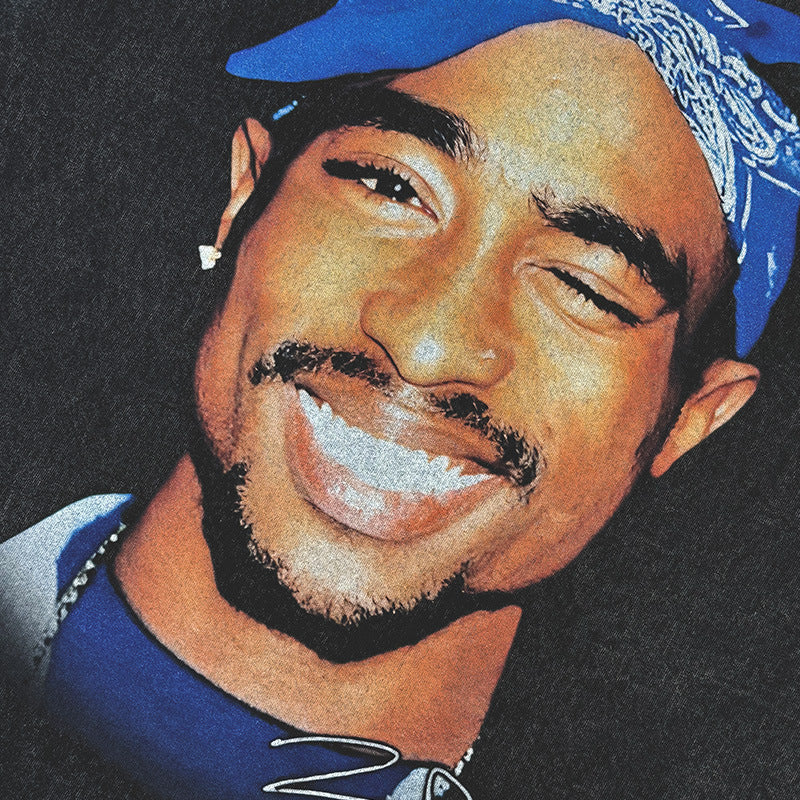 Tupac Smiling Signature Hoodie