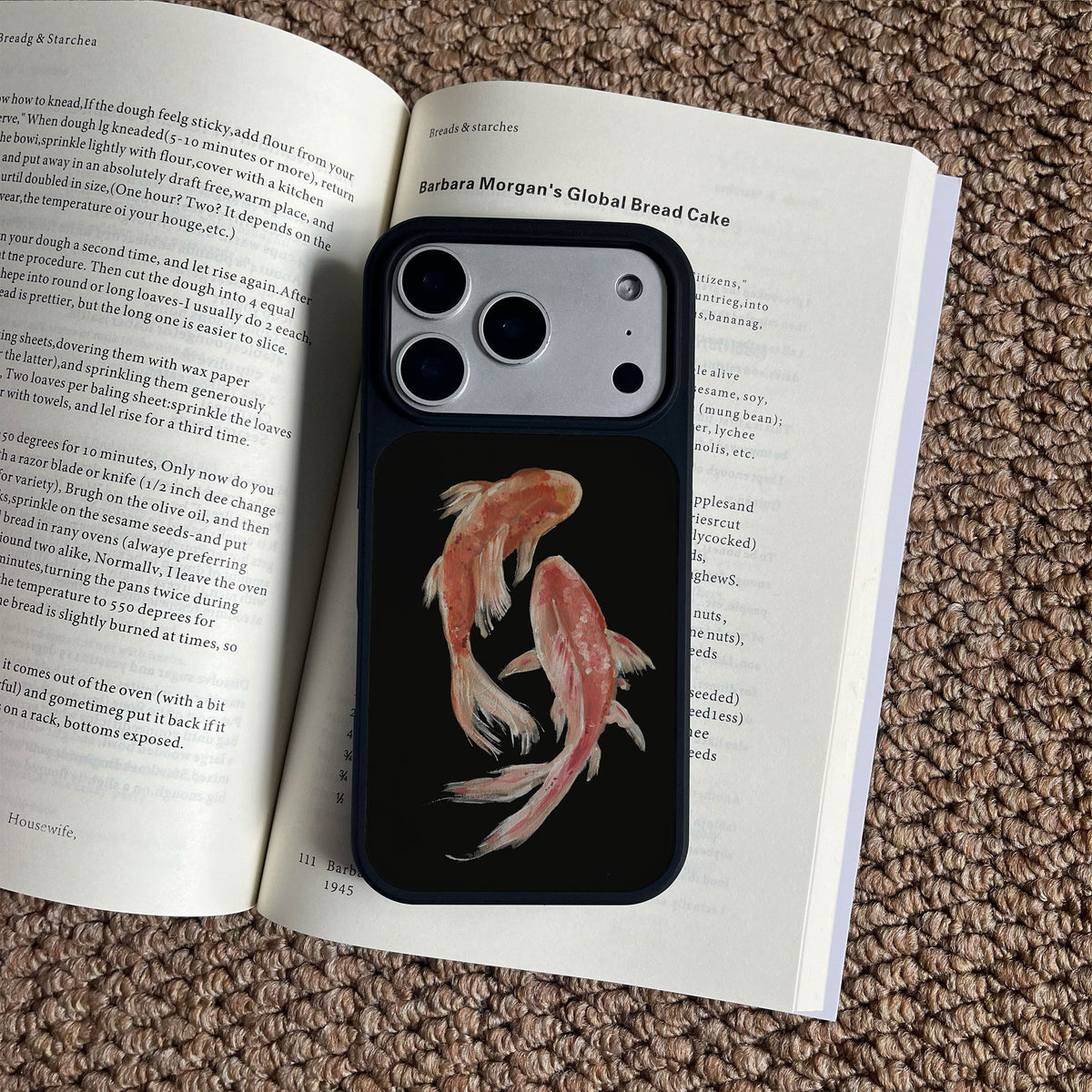 Double Koi Fishes iPhone Case