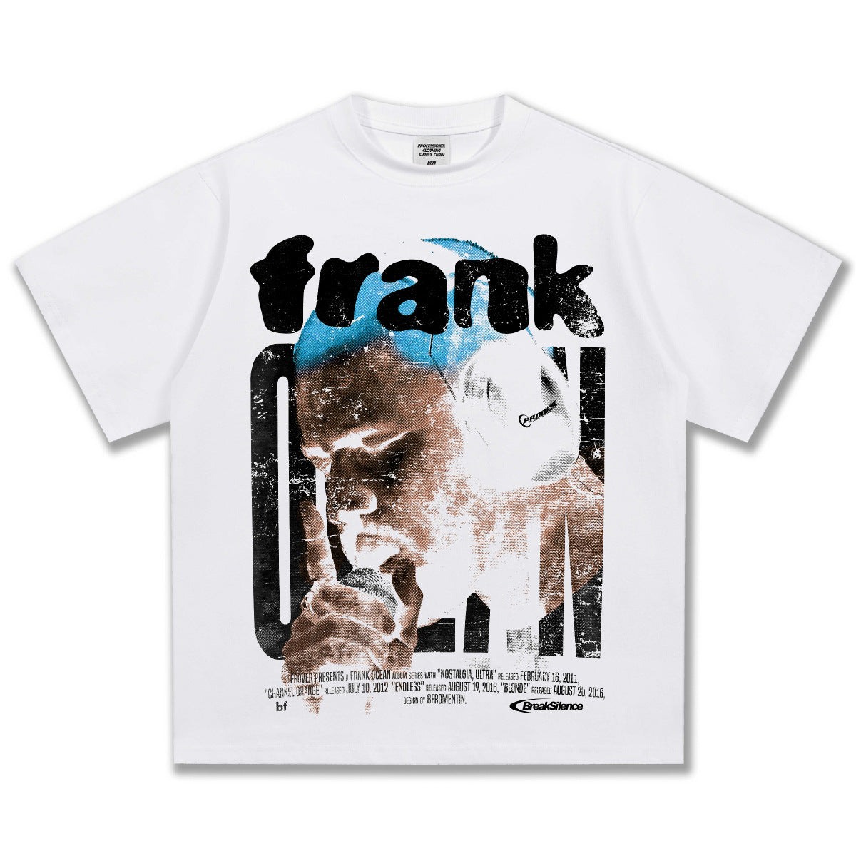 Frank Ocean Singing Retro Design T-Shirt