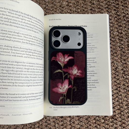 Lilies Midnight Garden iPhone Case